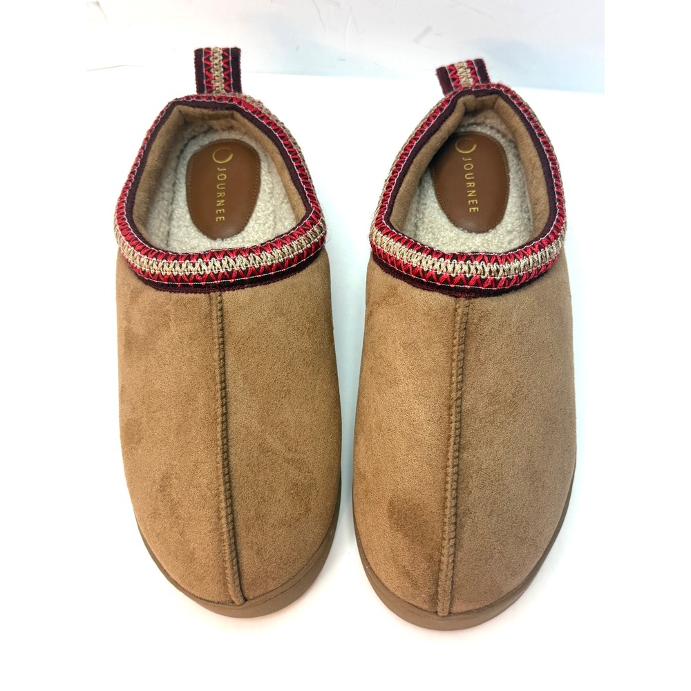 Journee Collection Women's Connway Slip-On Clog Slippers Tan Size9-10 NWOT - Picture 2 of 10